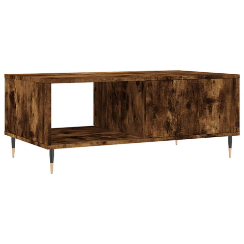 vidaXL Couchtisch Räuchereiche 90x50x36,5 cm Holzwerkstoff