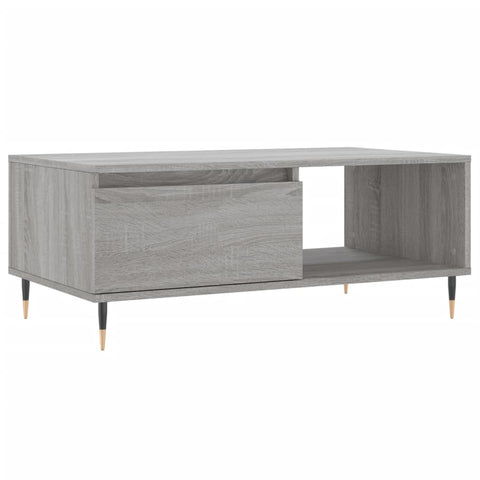 vidaXL Couchtisch Grau Sonoma 90x50x36,5 cm Holzwerkstoff