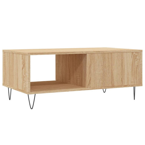 vidaXL Couchtisch Sonoma-Eiche 90x50x36,5 cm Holzwerkstoff