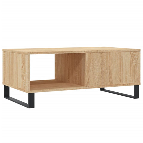 vidaXL Couchtisch Sonoma-Eiche 90x50x36,5 cm Holzwerkstoff