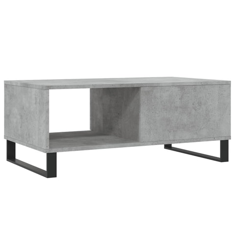 vidaXL Couchtisch Betongrau 90x50x36,5 cm Holzwerkstoff