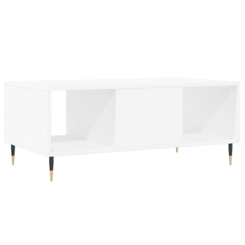 vidaXL Couchtisch Weiß 90x50x36,5 cm Holzwerkstoff