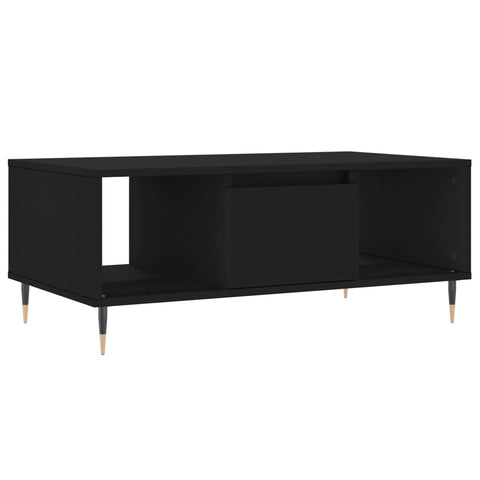 vidaXL Couchtisch Schwarz 90x50x36,5 cm Holzwerkstoff