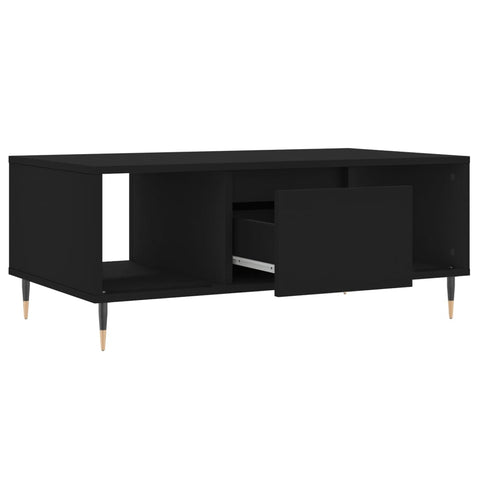 vidaXL Couchtisch Schwarz 90x50x36,5 cm Holzwerkstoff