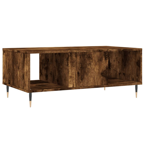 vidaXL Couchtisch Räuchereiche 90x50x36,5 cm Holzwerkstoff