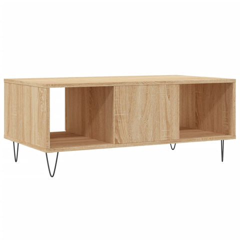 vidaXL Couchtisch Sonoma-Eiche 90x50x36,5 cm Holzwerkstoff