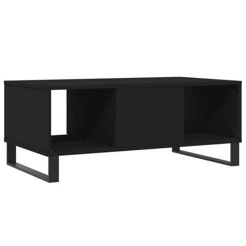 vidaXL Couchtisch Schwarz 90x50x36,5 cm Holzwerkstoff