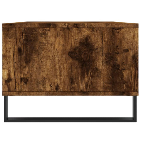 vidaXL Couchtisch Räuchereiche 90x50x36,5 cm Holzwerkstoff