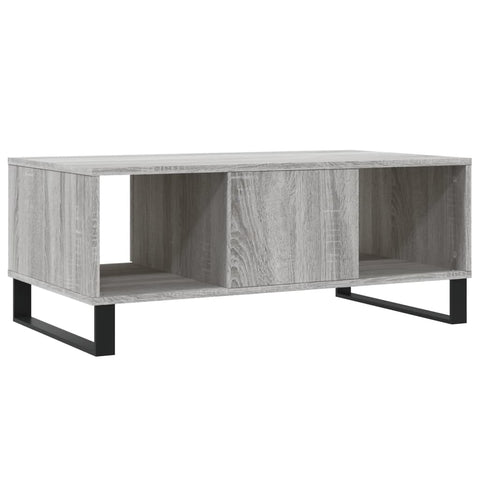 vidaXL Couchtisch Grau Sonoma 90x50x36,5 cm Holzwerkstoff