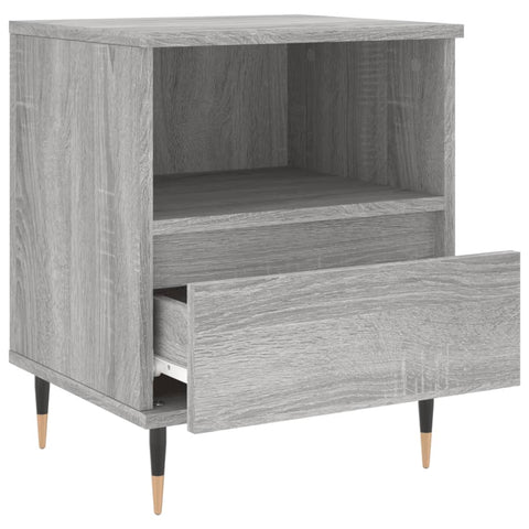 vidaXL Nachttisch Grau Sonoma 40x35x50 cm Holzwerkstoff