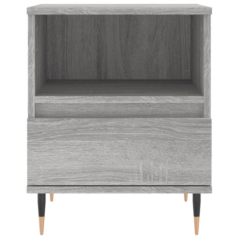 vidaXL Nachttische 2 Stk. Grau Sonoma 40x35x50 cm Holzwerkstoff