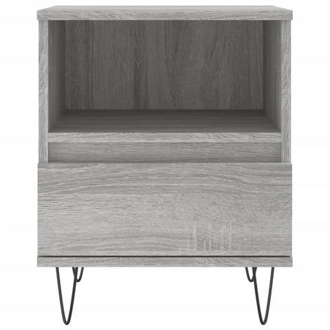 vidaXL Nachttisch Grau Sonoma 40x35x50 cm Holzwerkstoff