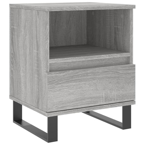 vidaXL Nachttisch Grau Sonoma 40x35x50 cm Holzwerkstoff