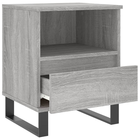 vidaXL Nachttisch Grau Sonoma 40x35x50 cm Holzwerkstoff