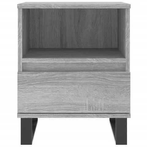 vidaXL Nachttische 2 Stk. Grau Sonoma 40x35x50 cm Holzwerkstoff