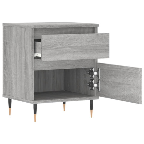 vidaXL Nachttisch Grau Sonoma 40x35x50 cm Holzwerkstoff