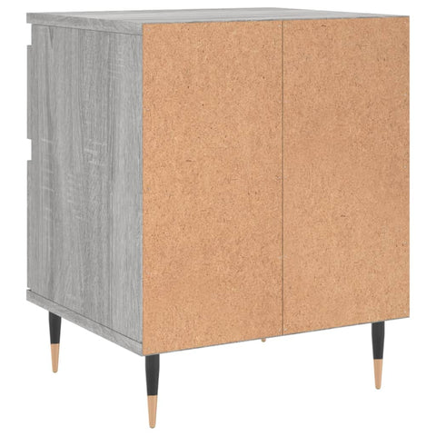 vidaXL Nachttisch Grau Sonoma 40x35x50 cm Holzwerkstoff