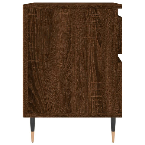 vidaXL Nachttische 2 Stk. Braun Eichen-Optik 40x35x50 cm Holzwerkstoff