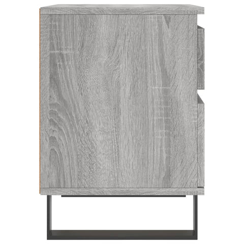 vidaXL Nachttische 2 Stk. Grau Sonoma 40x35x50 cm Holzwerkstoff