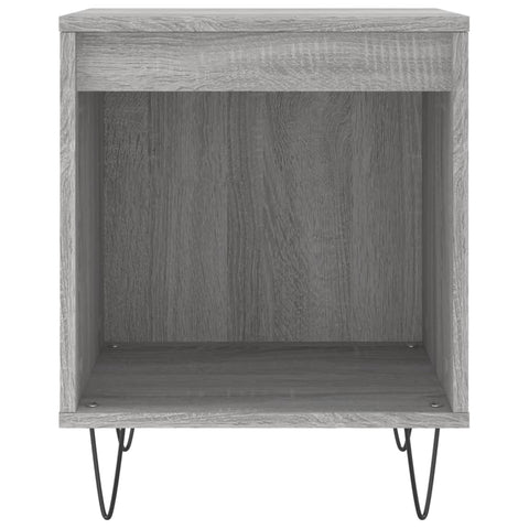 vidaXL Nachttische 2 Stk. Grau Sonoma 40x35x50 cm Holzwerkstoff