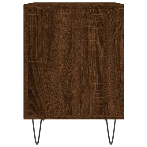 vidaXL Nachttische 2 Stk. Braun Eichen-Optik 40x35x50 cm Holzwerkstoff