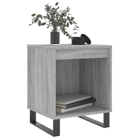 vidaXL Nachttische 2 Stk. Grau Sonoma 40x35x50 cm Holzwerkstoff