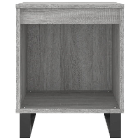 vidaXL Nachttische 2 Stk. Grau Sonoma 40x35x50 cm Holzwerkstoff