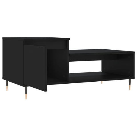 vidaXL Couchtisch Schwarz 100x50x45 cm Holzwerkstoff