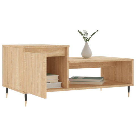 vidaXL Couchtisch Sonoma-Eiche 100x50x45 cm Holzwerkstoff