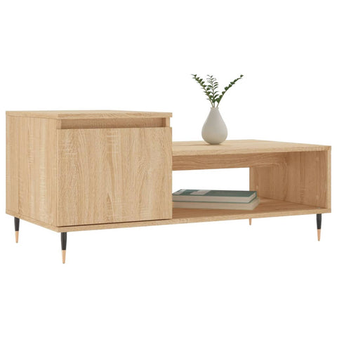 vidaXL Couchtisch Sonoma-Eiche 100x50x45 cm Holzwerkstoff