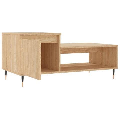 vidaXL Couchtisch Sonoma-Eiche 100x50x45 cm Holzwerkstoff