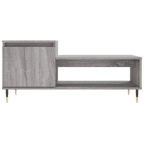 vidaXL Couchtisch Grau Sonoma 100x50x45 cm Holzwerkstoff