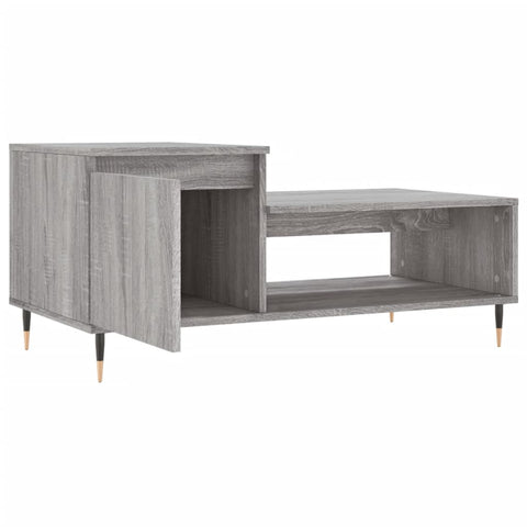 vidaXL Couchtisch Grau Sonoma 100x50x45 cm Holzwerkstoff