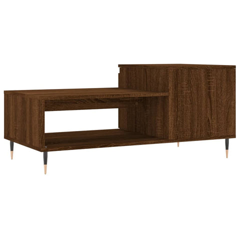 vidaXL Couchtisch Braun Eichen-Optik 100x50x45 cm Holzwerkstoff