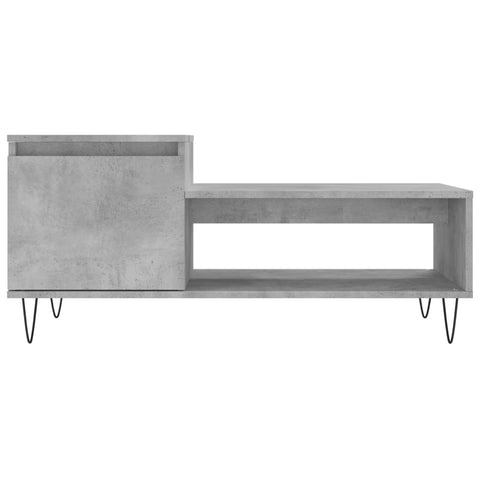 vidaXL Couchtisch Betongrau 100x50x45 cm Holzwerkstoff