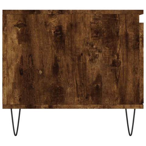 vidaXL Couchtisch Räuchereiche 100x50x45 cm Holzwerkstoff