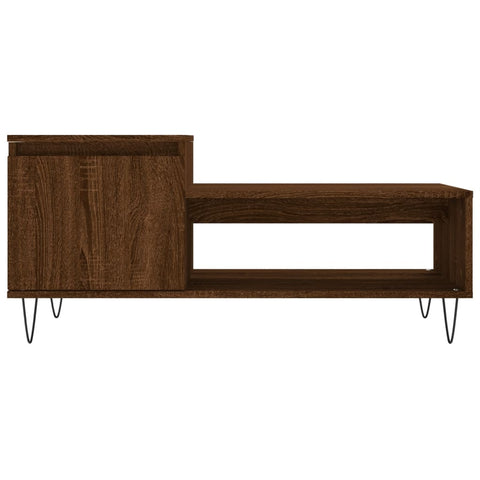 vidaXL Couchtisch Braun Eichen-Optik 100x50x45 cm Holzwerkstoff