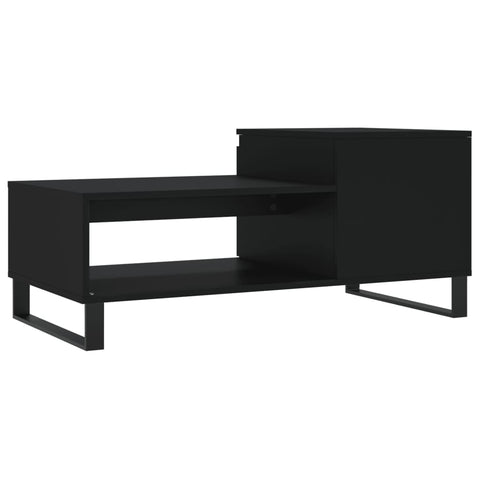 vidaXL Couchtisch Schwarz 100x50x45 cm Holzwerkstoff