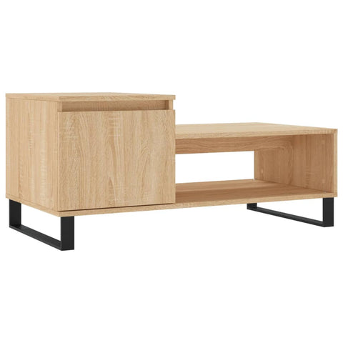 vidaXL Couchtisch Sonoma-Eiche 100x50x45 cm Holzwerkstoff