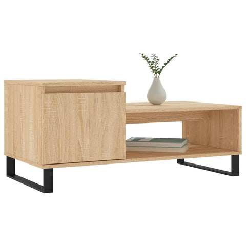 vidaXL Couchtisch Sonoma-Eiche 100x50x45 cm Holzwerkstoff