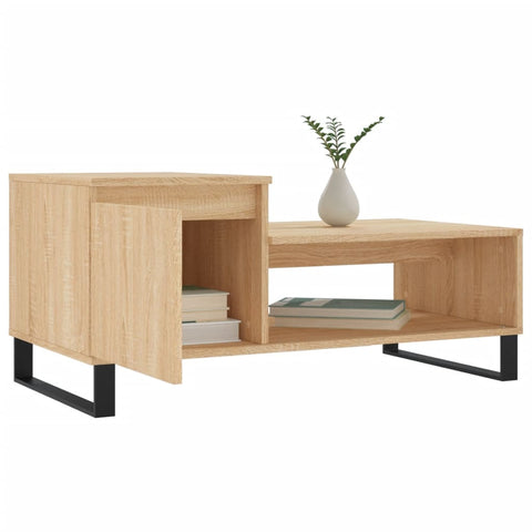 vidaXL Couchtisch Sonoma-Eiche 100x50x45 cm Holzwerkstoff