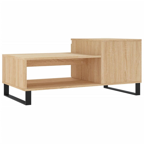 vidaXL Couchtisch Sonoma-Eiche 100x50x45 cm Holzwerkstoff