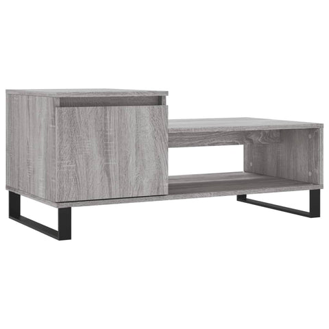 vidaXL Couchtisch Grau Sonoma 100x50x45 cm Holzwerkstoff