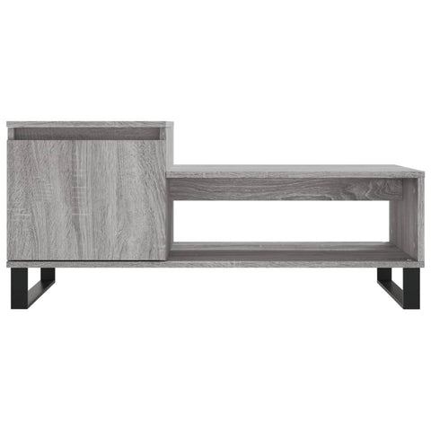 vidaXL Couchtisch Grau Sonoma 100x50x45 cm Holzwerkstoff