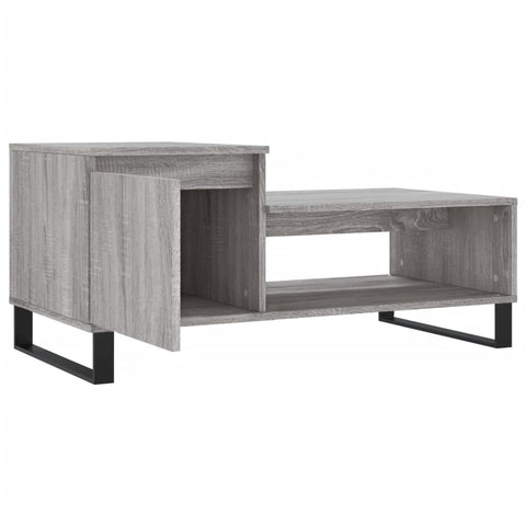 vidaXL Couchtisch Grau Sonoma 100x50x45 cm Holzwerkstoff