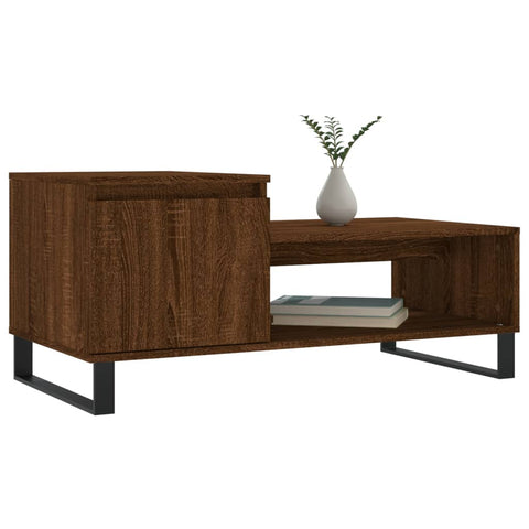 vidaXL Couchtisch Braun Eichen-Optik 100x50x45 cm Holzwerkstoff