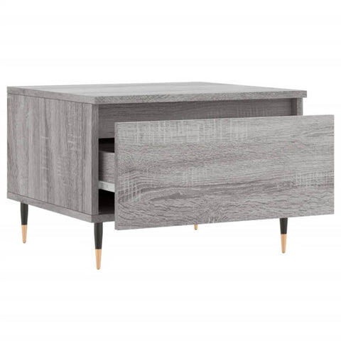 vidaXL Couchtisch Grau Sonoma 50x46x35 cm Holzwerkstoff