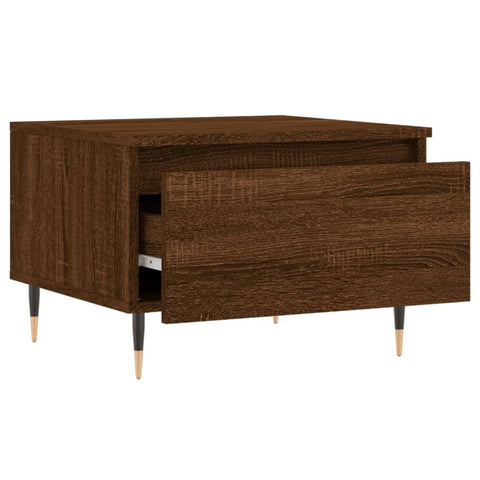 vidaXL Couchtische 2 Stk. Braun Eichen-Optik 50x46x35 cm Holzwerkstoff