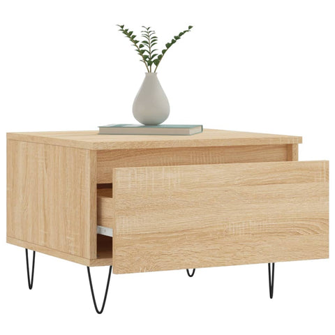 vidaXL Couchtisch Sonoma-Eiche 50x46x35 cm Holzwerkstoff