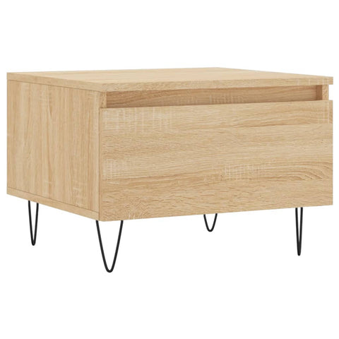 vidaXL Couchtische 2 Stk. Sonoma-Eiche 50x46x35 cm Holzwerkstoff